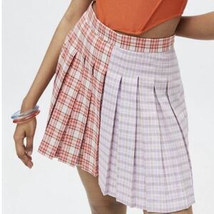 NWT The Ragged Priest Seeker Pleated Mini Skirt Y2K Academia School Girl Size XS